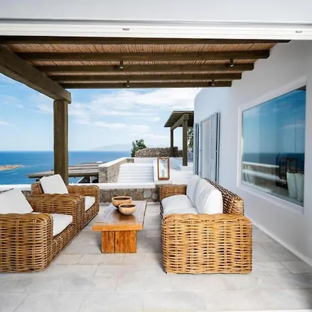 Villa Nokly-Mykonos With Sea Views And Exceptional Amenities * Psarou (Mykonos)